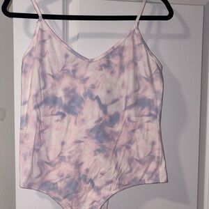 PacSun Pink and Purple Tie-Dye Tank Top